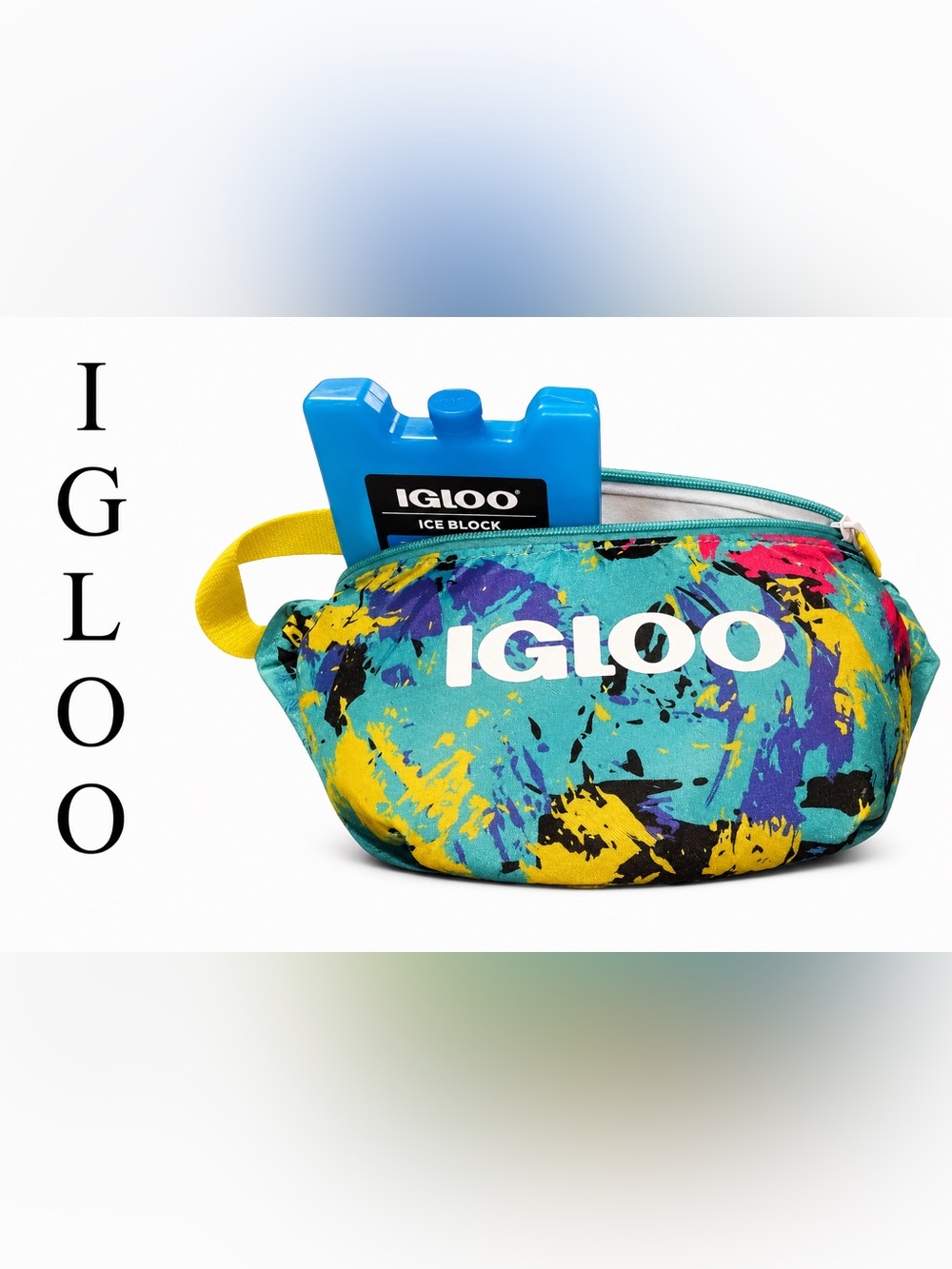 Igloo Retro Neon Soft Cooler Lunch Bag Beach Pool Camping Summer Fun
